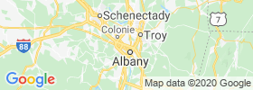 West Albany map